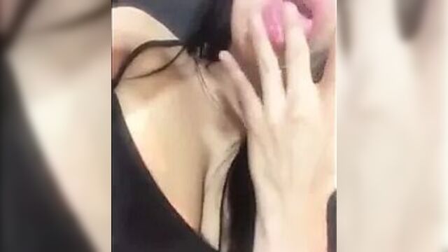 Helin masturbating